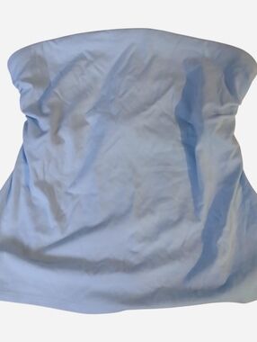 Womens Medium Baby Blue Tube Top